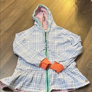 Matilda Jane Blue and Orange Kids Jacket